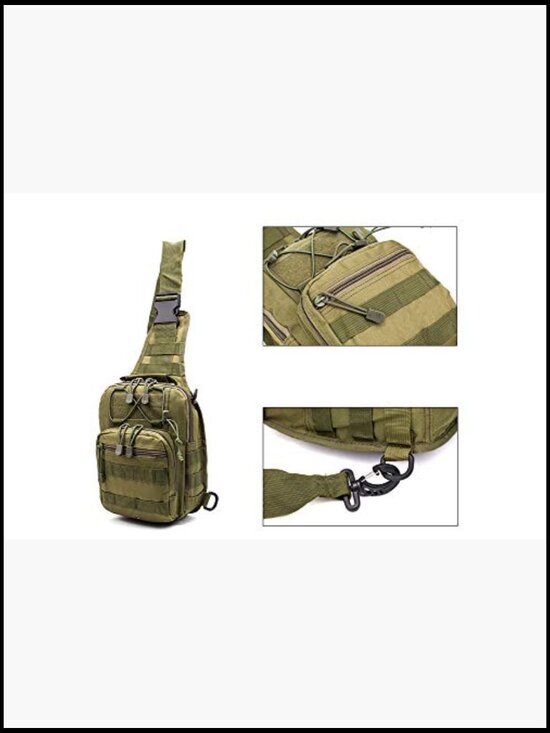 Tactical Sling Backpack Daypack Chest Pack Outdoor Hiking Travel Shoulder Bag main image 7